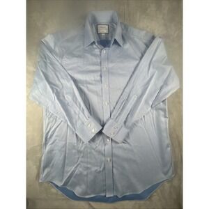 Charles Tyrwhitt Blue Size 16.5 /33 Non Iron Classic Fit Men's Dress Shirt